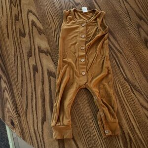 Kate Quinn Brown Bamboo Romper